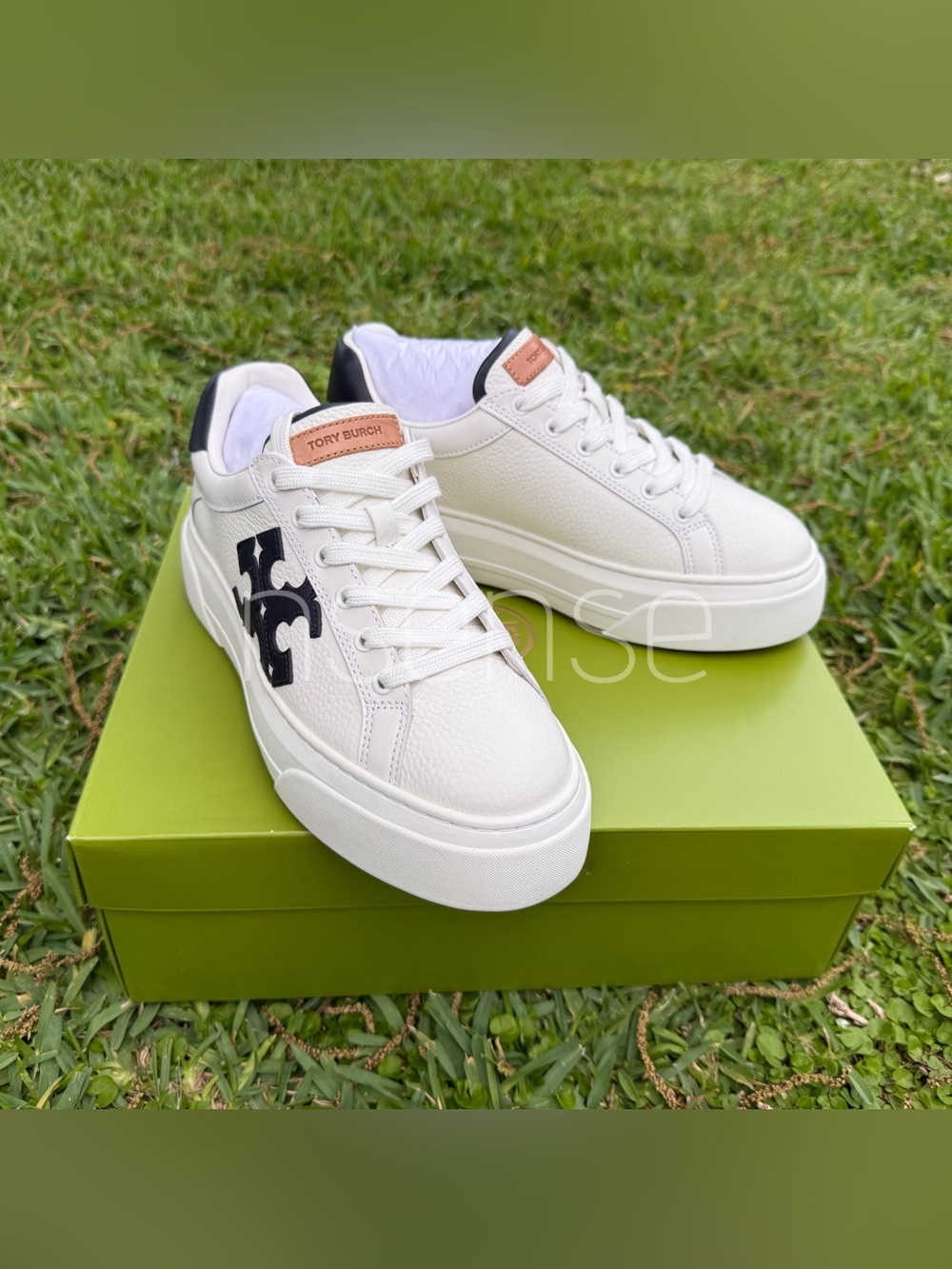 Tory Burch Leather Platform Sneakers
